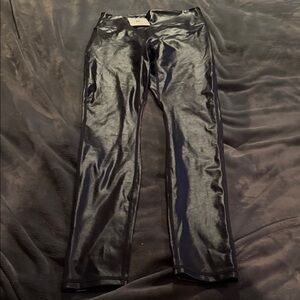 Black Faux Leather Leggings by Fabletics